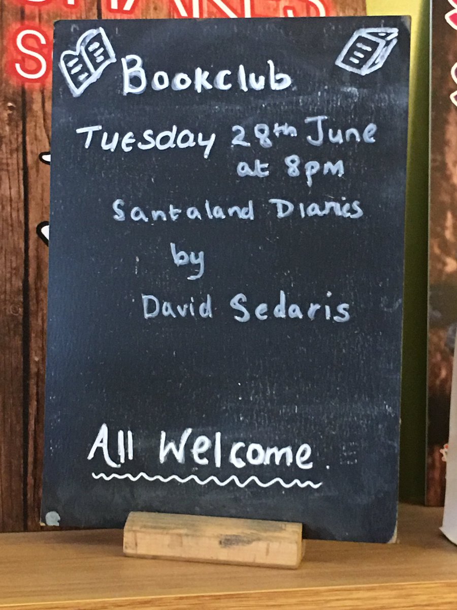 JunctionCoffee's tweet photo. Last book club here tonight at 8pm. All welcome https://t.co/ujGkrUcc62