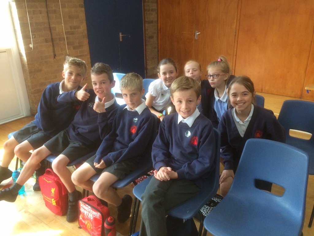 wtschool's tweet photo. Weston Turville times table quiz team ready for the Numberbee at Caddington Village Primary School! https://t.co/Ki1VNEEjnK