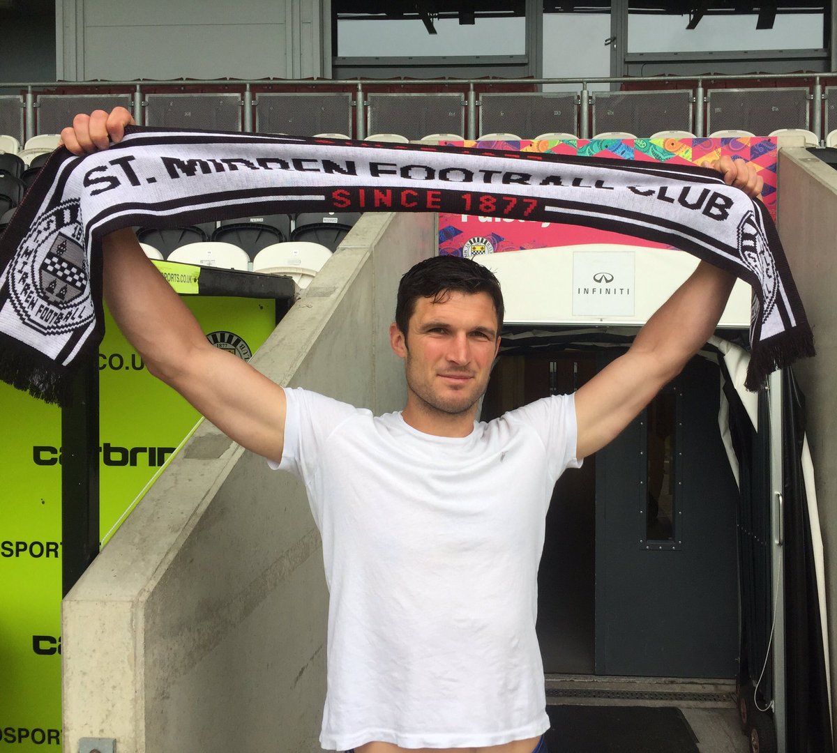 saintmirrenfc's tweet photo. .@saintmirrenfc is delighted to announce the signing of John Sutton on a two-year contract. https://t.co/e16qFombWI