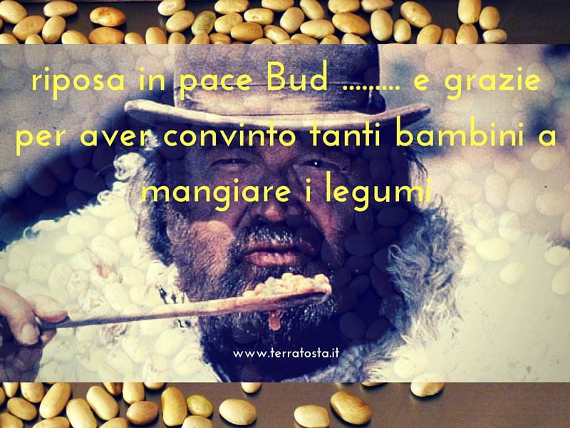 riposa in pace #Bud e grazie di tutto!  #budspencer #angeli #fagioli #cinema