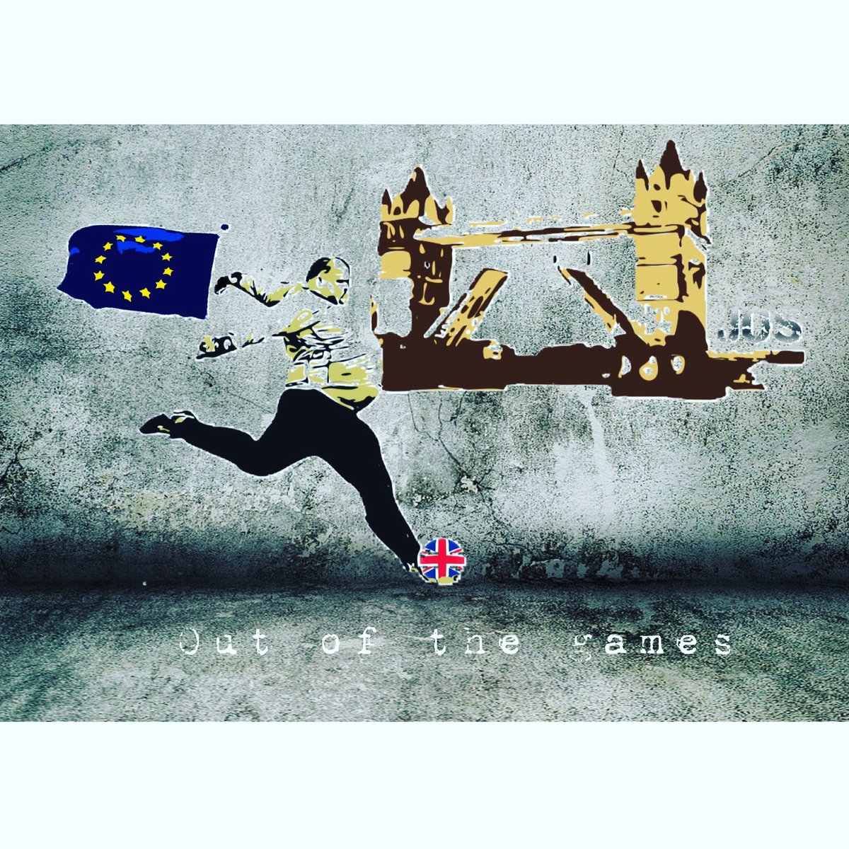 Mrmatmeg's tweet photo. #brexit #euro2016 #em #england #Britain #drawing #streetart https://t.co/PsIfqUNb6F