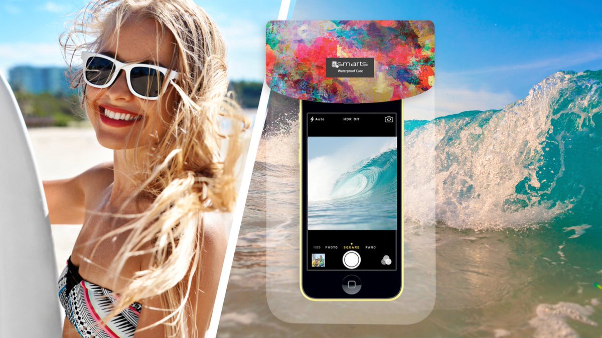 4smarts_com's tweet photo. You don't need a fancy #camera to take #UnderwaterPhotos, just the 4smarts #WaterproofCase. Enjoy your #beach time! https://t.co/srP6uJQZYE
