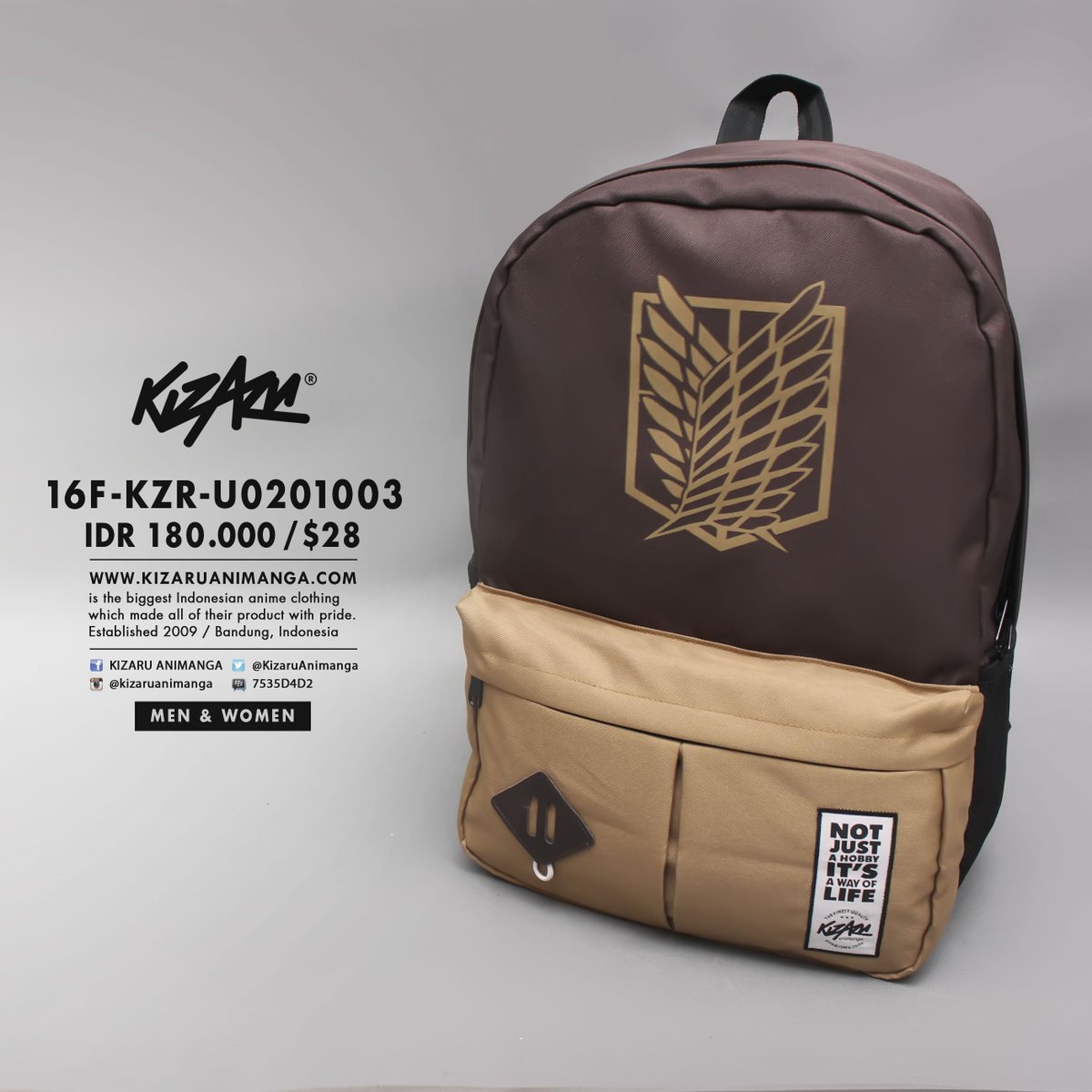 Kizaruworld's tweet photo. Proud!!
#ScoutingLegion #SnK #Backpack #KizaruWeeklyUpdate
Info https://t.co/sr13s7CJza
https://t.co/4Boju4nO6O https://t.co/Z8pPHmunPf
