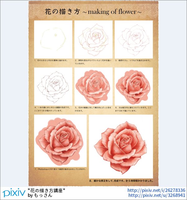 Twitter 上的 Pixivision 複雑な花びらや蕾を描くのは一見難しそうですが コツさえ掴めば簡単に描けるんです 講座 イラストを彩る花の簡単な描き方 薔薇から紫陽花まで T Co Rnsqcpifni Pixivspotlight T Co Mbbbvf1pq2 Twitter