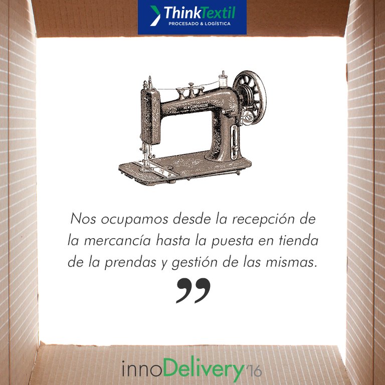 adigital_org's tweet photo. ¿Qué particularidades presenta la logística en #retail textil? Nos lo cuenta mañana #ThinkTextil en #innoDelivery https://t.co/TFN61At3zg