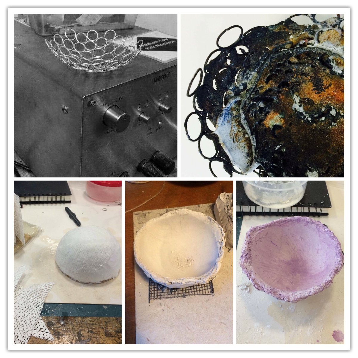 Boundless2016's tweet photo. Charlotte is busy #onthebenchtoday @SoJ_BCU developing #mounds for #enamel structures #BoundlessBoundaries https://t.co/uYKvSEw0Os