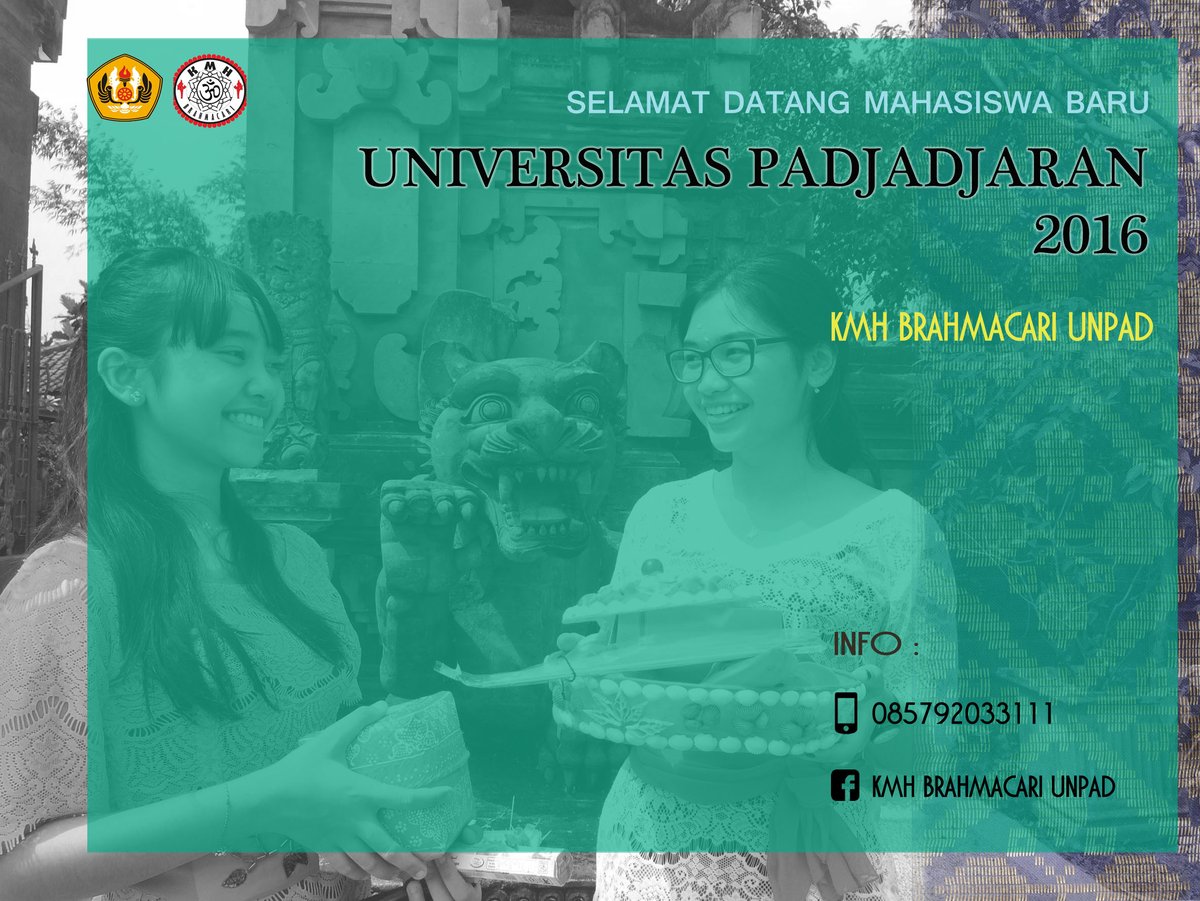 Selamat datang mahasiswa baru Universitas Padjadjaran! Bagi kalian yg beragama hindu, jgn lupa hub. cp dibawah  :)