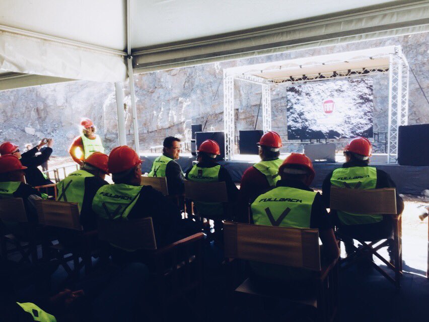 What a way to launch a bakkie built for your work &amp; your life than at a stone quarry? Welcome to our press day