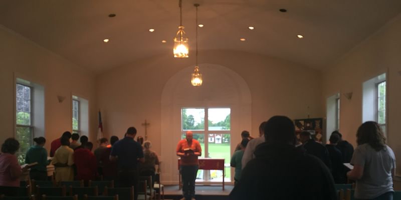 BoysHomeOfVA's tweet photo. Our #MissionWorks! team from Trinity, Portsmouth is leading morning prayer every day. Let us bless the Lord! https://t.co/cDbDhx1RUn