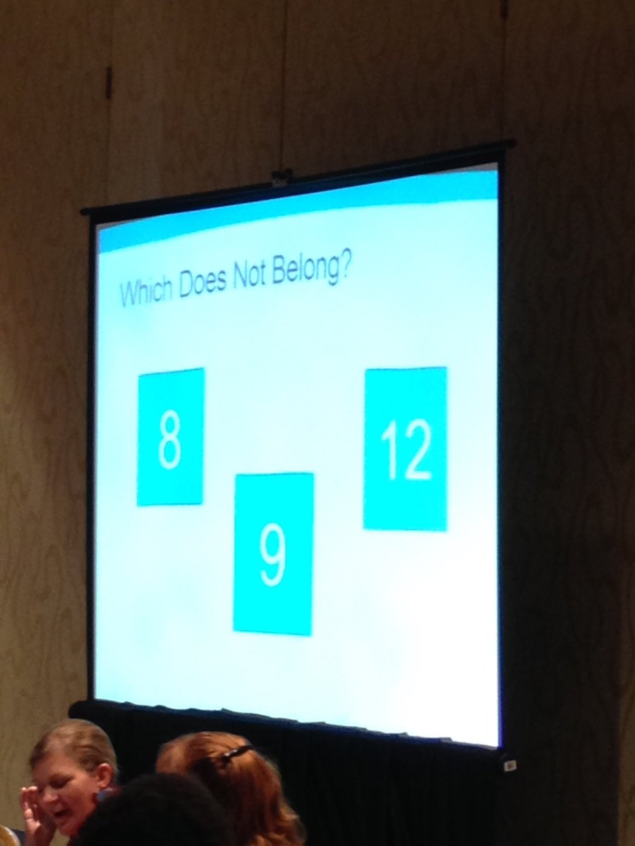lBush11's tweet photo. Which Does Not Belong - Decreasing Anxiety in math #ModelSchools @Math_Solutions @lempp5 #WDNB https://t.co/AnifRzC0md