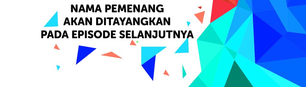 jpmtelevisi's tweet photo. Untuk yang mengikuti #Posting1, nama pemenang akan diumumkan di tayangan POST-ING episode 2. Terima kasih. https://t.co/oY1fYGxOUu