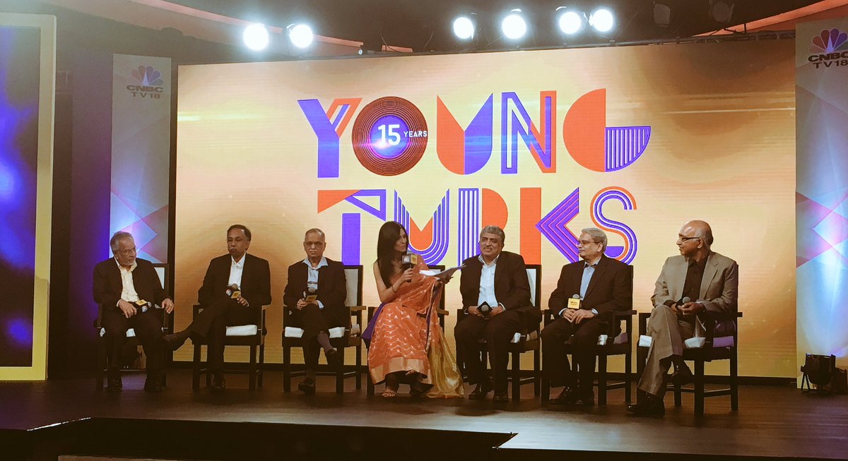 vijayshekhar's tweet photo. The truest and the biggest original tech startup of India on stage with @ShereenBhan ! #YoungTurks15 https://t.co/Wevq95oh5H