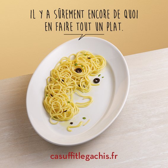 Le #Gaspillagealimentaire représente 3% des émissions de #GES françaises #ÇaSuffitLeGâchis #CAOD