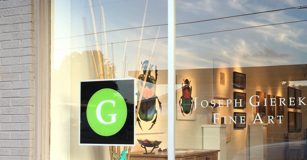 rocketttodd's tweet image. Sneak peek through the window at Joseph Gierek Fine Art. 1342 E 11 St, Tulsa OK. June 30-August 13, 2016.
#wetplate