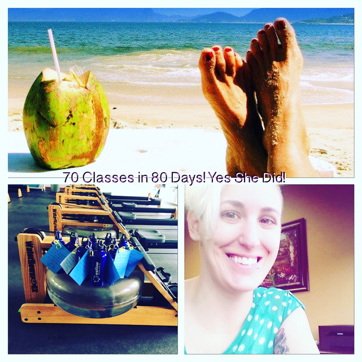 weRowmsp's tweet photo. Cheers to Lindsey for rowing 70 of 80 classes during our contest! #row #crewlife #cantstopwontstop our #rowgirl πππ½π£ https://t.co/hdxEYGDznk