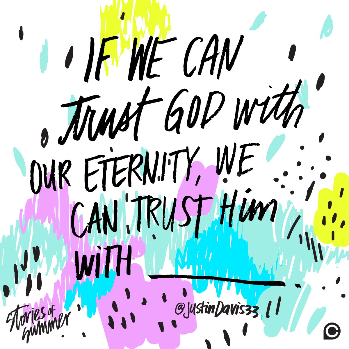 crosspoint_tv's tweet photo. Our Job. Marriage. If God is big enough to trust w/ the rest of our lives, surely we can trust Him with everything. https://t.co/xt7Ii81V96