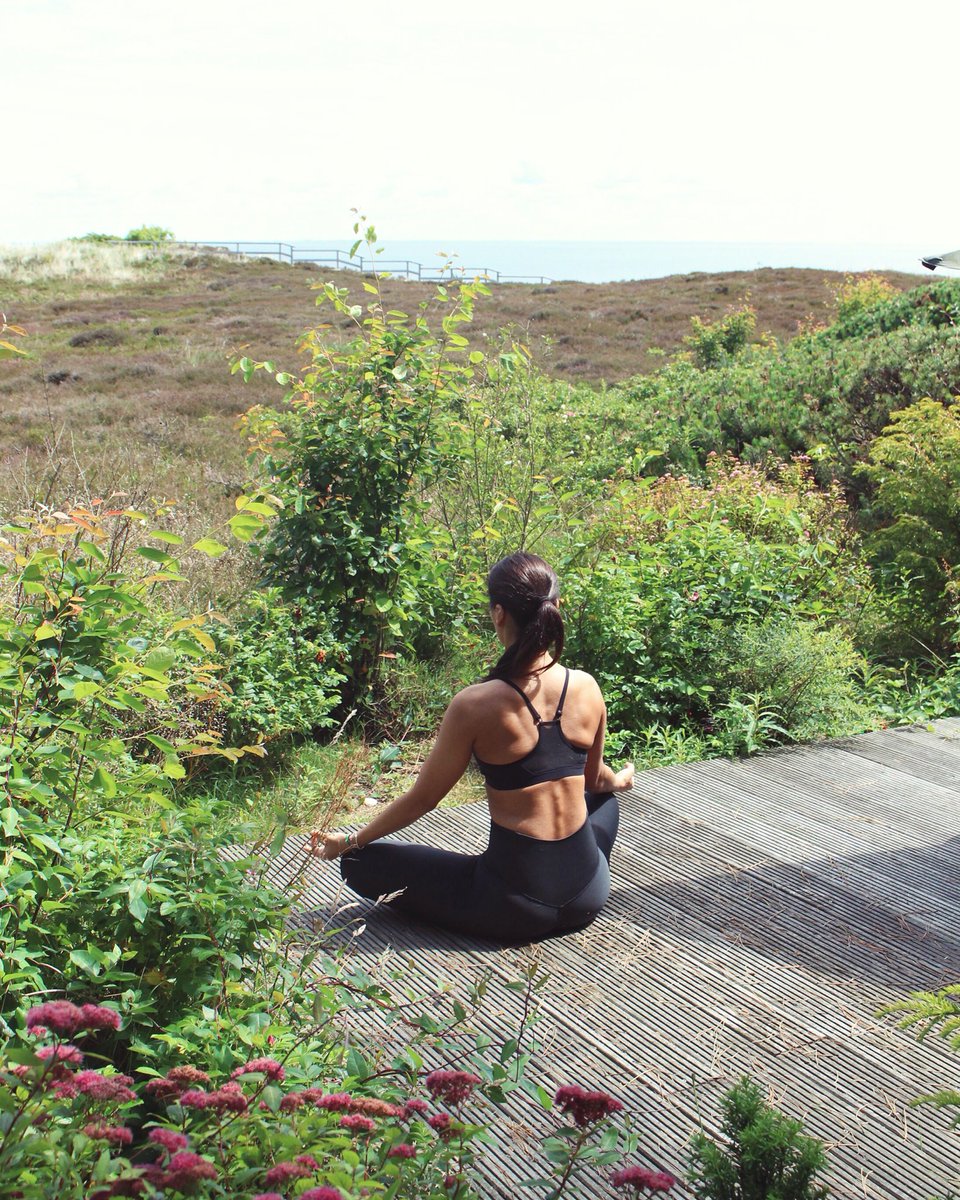 The quieter you become, the more you can hear- ram dass #yoga @nikewomen #nikewomen