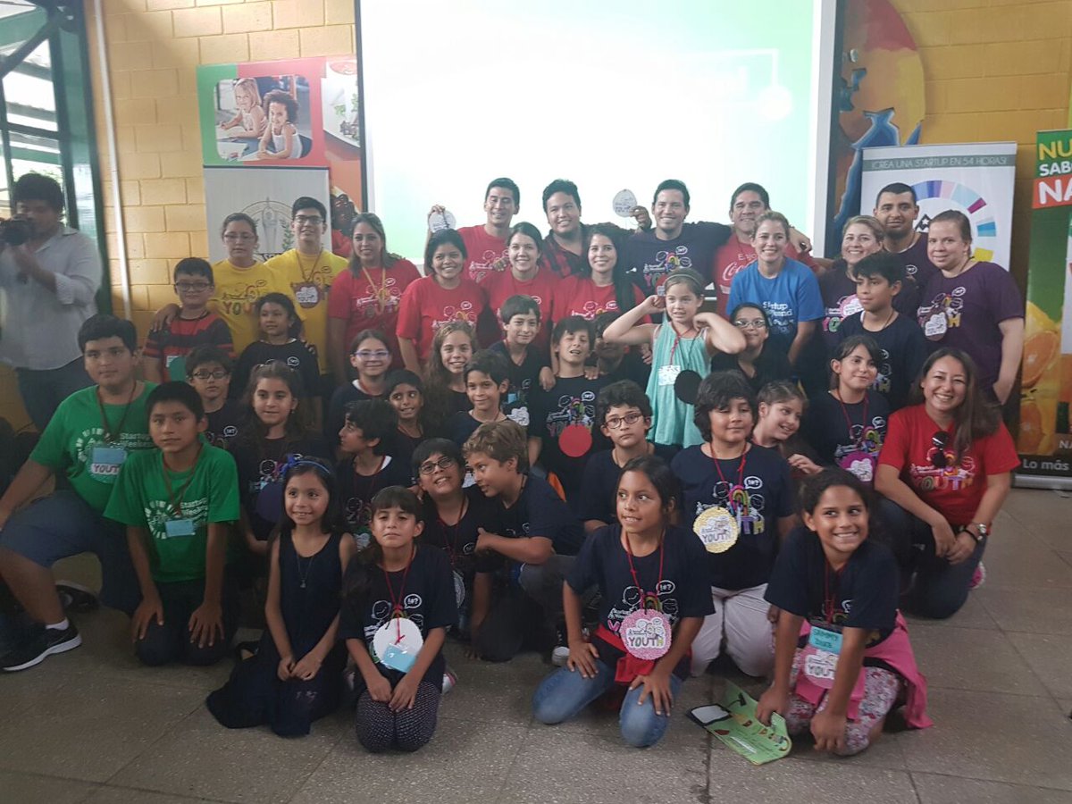 GEWEcuador's tweet photo. #SWYouth fue una genial experiencia que ha cambiado la percepción de muchos niños @StartupGye #KidsOnFire https://t.co/1GTcnTOOrB