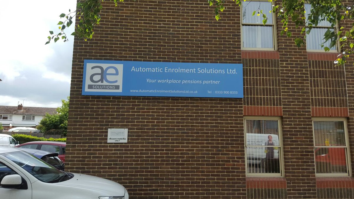 Who has spotted our new sign in #uckfield? Now there's no missing us! We think it looks rather good! #pensions