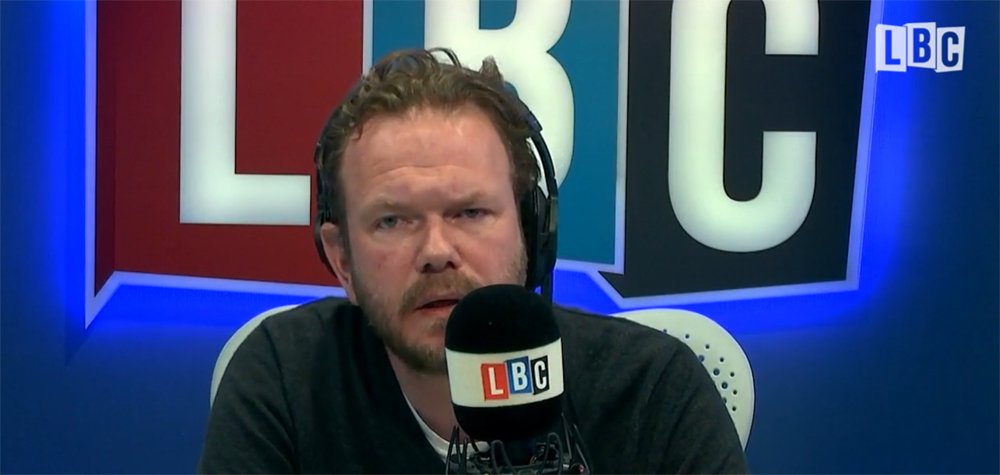 LBC's tweet image. German woman calls @mrjamesob in tears. Why? For the first time, she’s scared to live in UK: l-bc.co/zFOrBV
