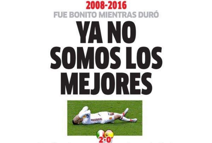 CaraotaDigital's tweet photo. Prensa española predice fin de una etapa tras eliminación en Eurocopa (+Portadas)  https://t.co/40vQ13iegB https://t.co/ZU5GkpHG65