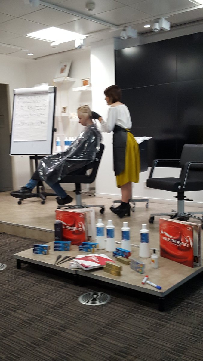 louparr50's tweet photo. On cpd for @bbcollege at @wellaprofessional in Manchester #greylook https://t.co/1iVLBzqh55