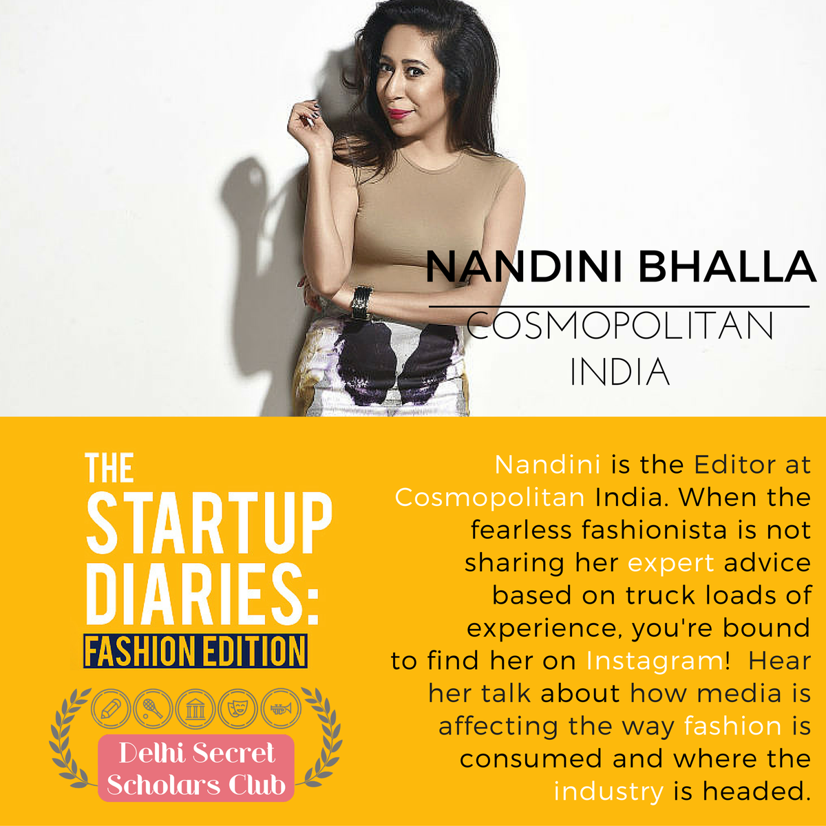 The Ideas Lab (@theideaslabmag) on Twitter photo Sharing expert views on fashion is <a href="/nandinibhalla/">Nandini Bhalla</a> Editor <a href="/CosmoIndia/">Cosmopolitan India</a> at #TheStartUpDiaries
bit.ly/28YcJgg Sharing expert views on fashion is <a href="/nandinibhalla/">Nandini Bhalla</a> Editor <a href="/CosmoIndia/">Cosmopolitan India</a> at #TheStartUpDiaries
bit.ly/28YcJgg