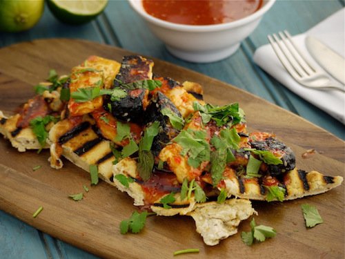 SundayBrunchC4's tweet photo. LUNCH IDEA: @simonrim's stunning Lime &amp; Chilli Halloumi with Pineapple Flatbread! 😋

Recipe: https://t.co/qAlSenxuot https://t.co/PtVnM9xJPr