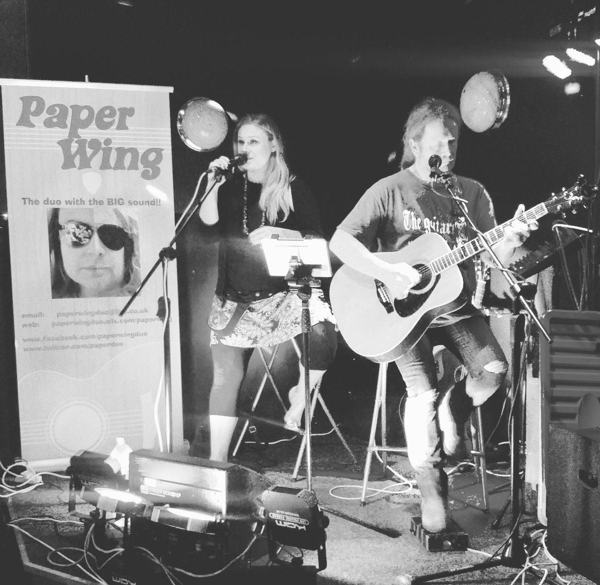 IOTGBirmingham's tweet photo. Pic of the awesome @PaperDuo from saturday night https://t.co/nJMSyVymIb