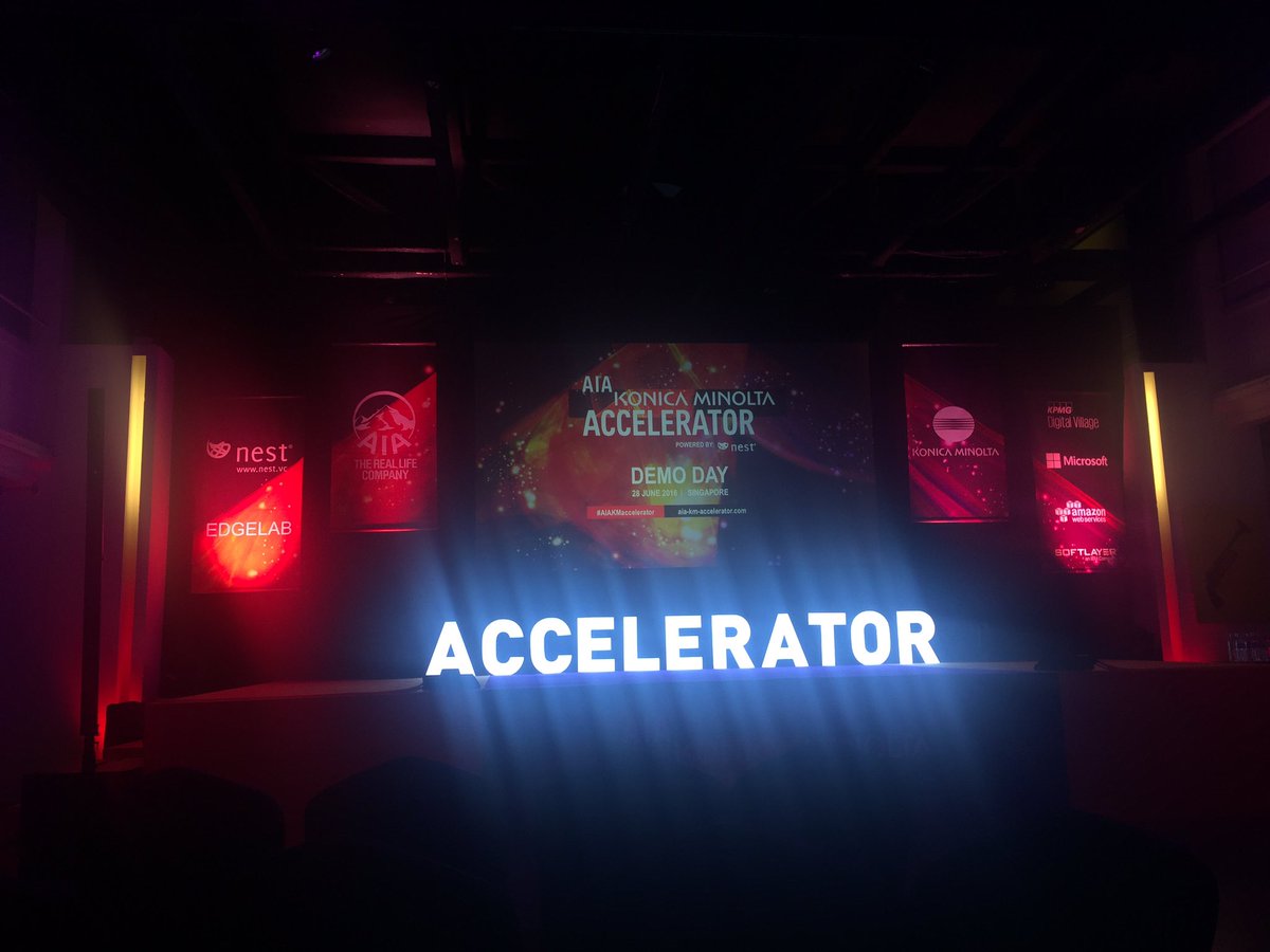 getzegal's tweet photo. The Red Dot is looking very swanky today for the #AIAKMAccelerator! We can't wait to hear from the #startups https://t.co/rEYDbdUXgg