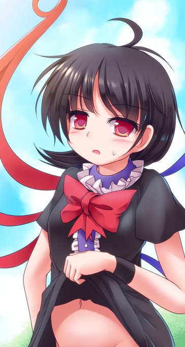 暑くて無防備ぬえ 