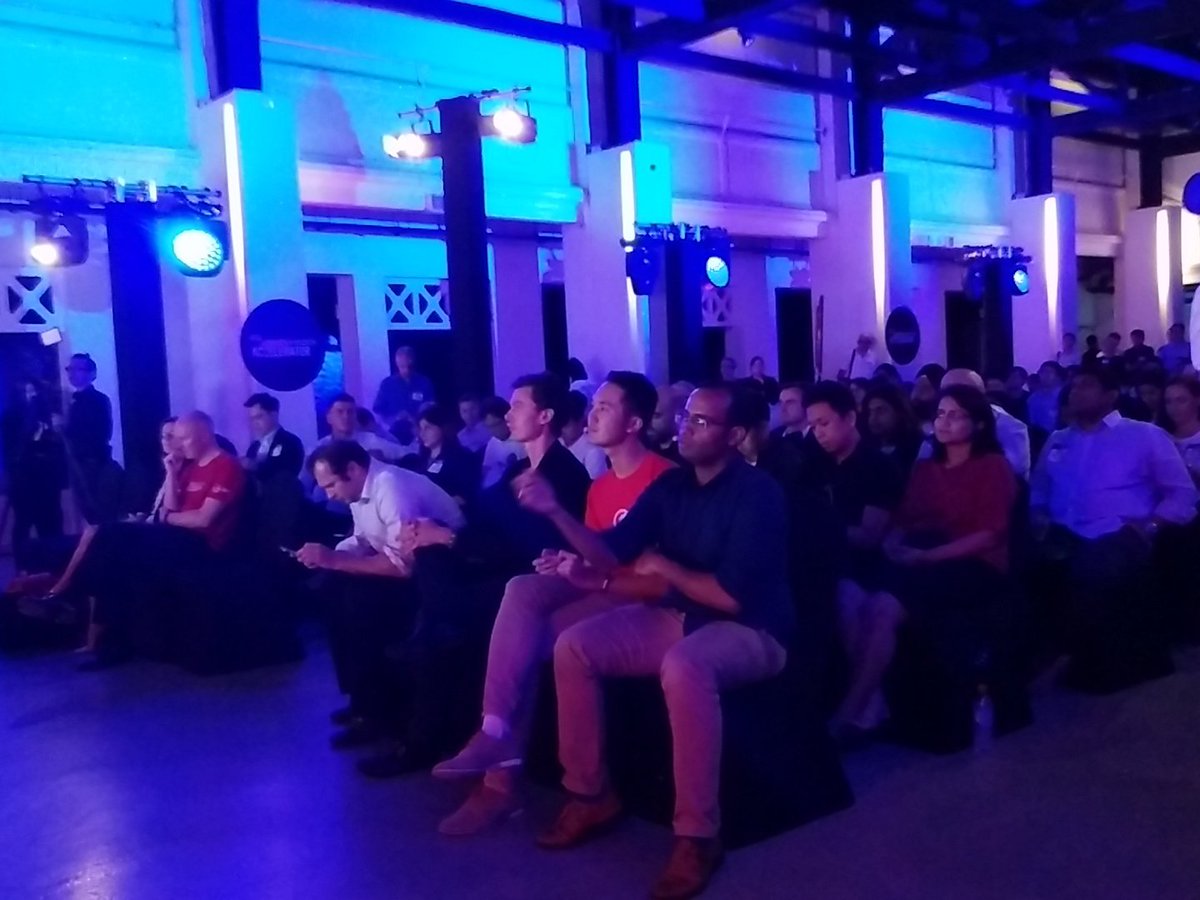 NestIdeas's tweet photo. Live: kicking off our first Demo Day in Singapore tonight showcasing 8 superstar #aiakmaccelerator startups! https://t.co/Di7IgoEa4R