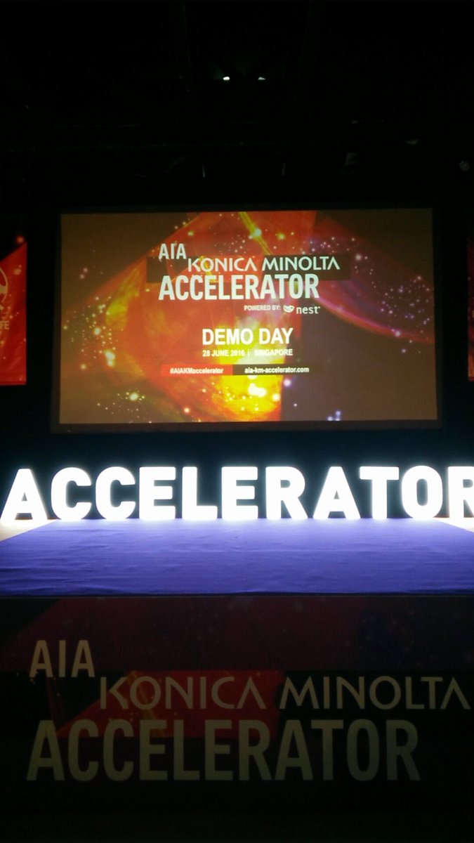 NestIdeas's tweet photo. Live: kicking off our first Demo Day in Singapore tonight showcasing 8 superstar #aiakmaccelerator startups! https://t.co/Di7IgoEa4R
