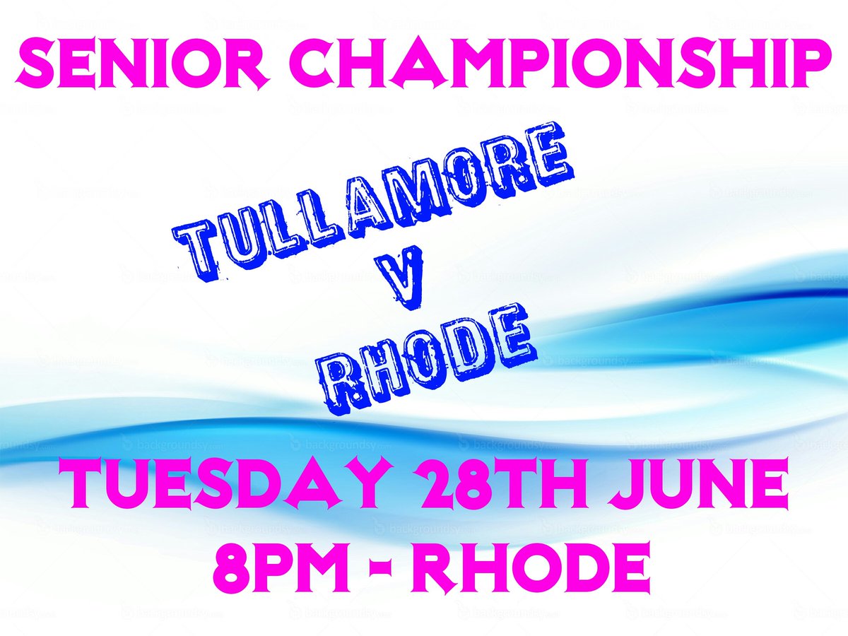Tonight, please RT. Come and support the Seniors!

#serioussupport 

<a href="/tullamoregaa/">Tullamore GAA</a> @tullamorecamogie