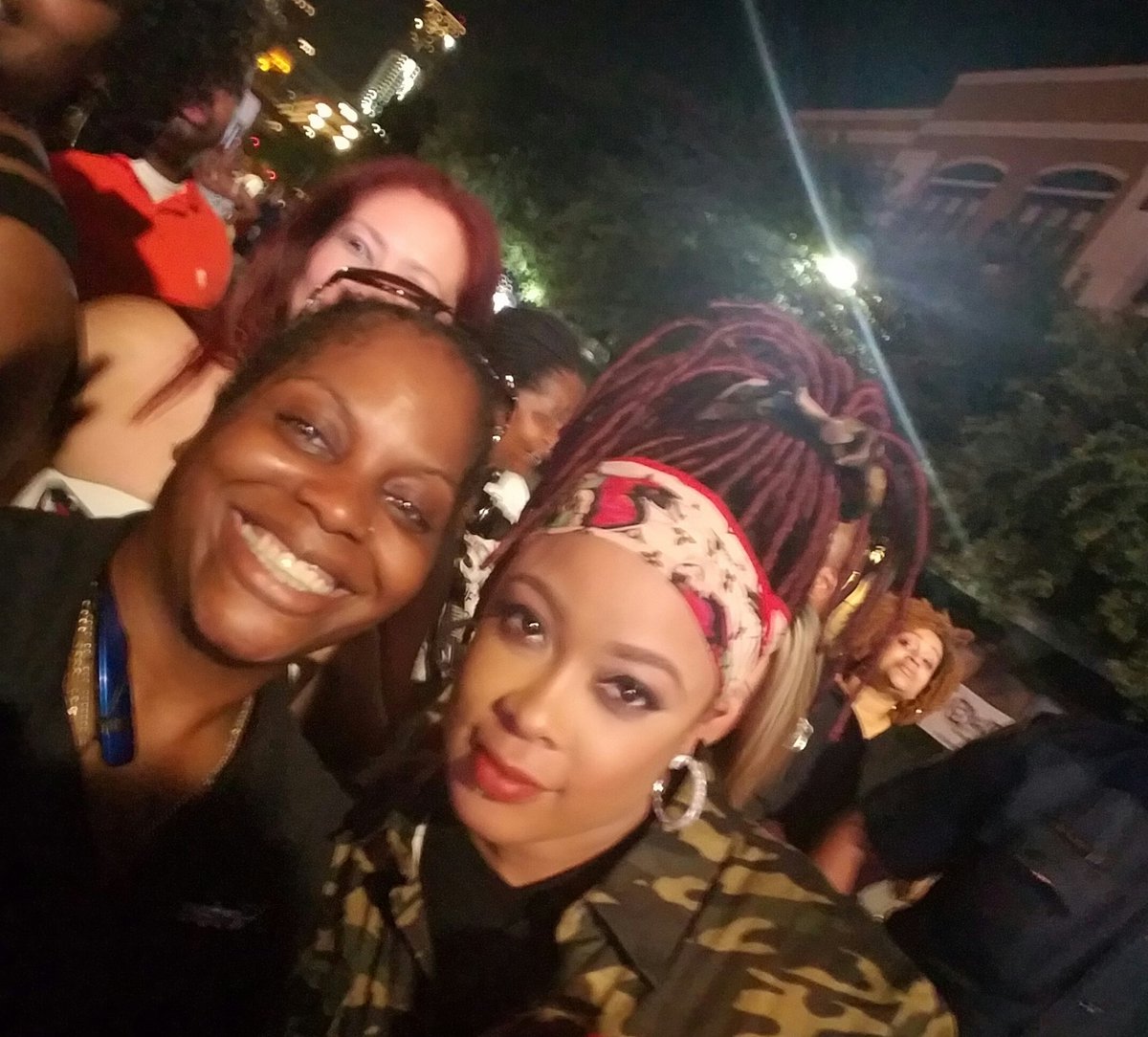 BlueLove_1920's tweet photo. One of the best days of my life. I got to meet my girl crush @sosobrat at the #BoomBlockParty in H-Town last week ๐ https://t.co/FwkGXwTcjw