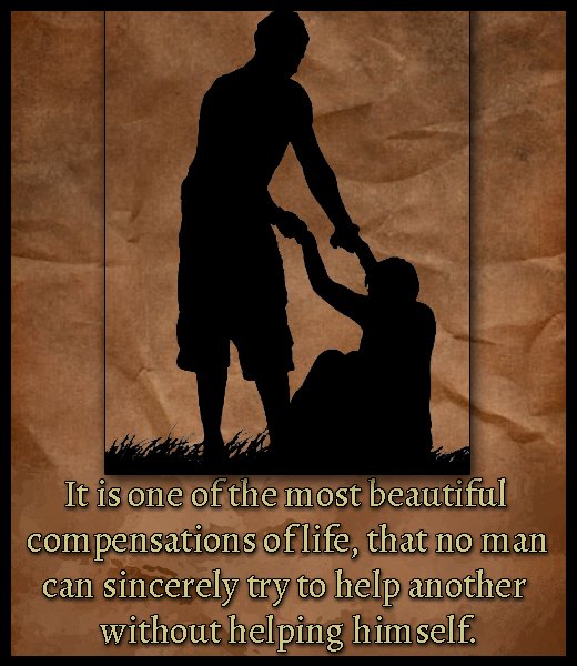 bulk_software's tweet image. It&apos;s one of the most #beautiful compensations of #life that no man can sincerely try to #help...