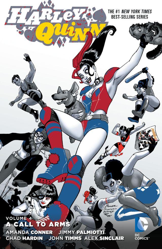DCOfficial's tweet photo. Hollywood just got a big dose of Quinn-sanity. Get HARLEY QUINN VOL 4: A CALL TO ARMS! https://t.co/6NXMwrYiaH https://t.co/RPZlO6oJ8g