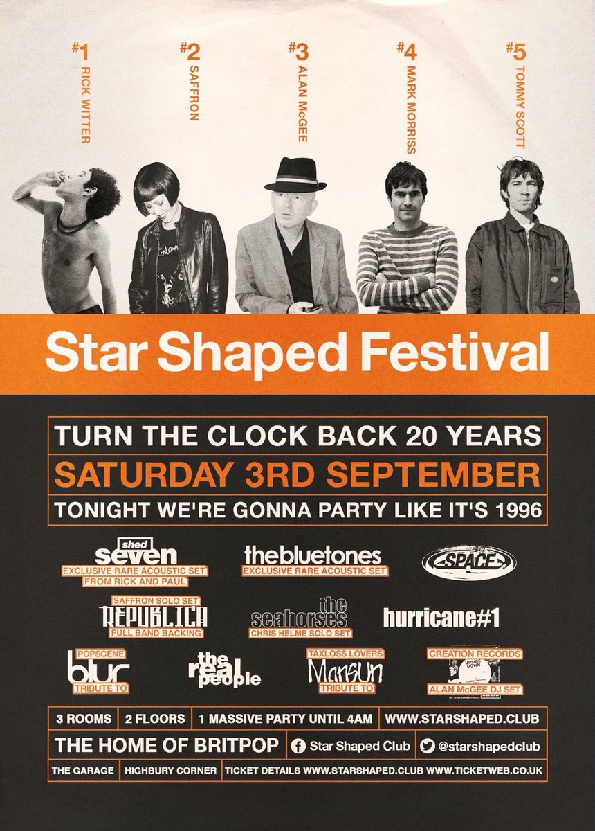 No mud, no tents, just pack your singing voice and dance moves!

Last few tickets remaining: seetickets.com/tour/star-shap…