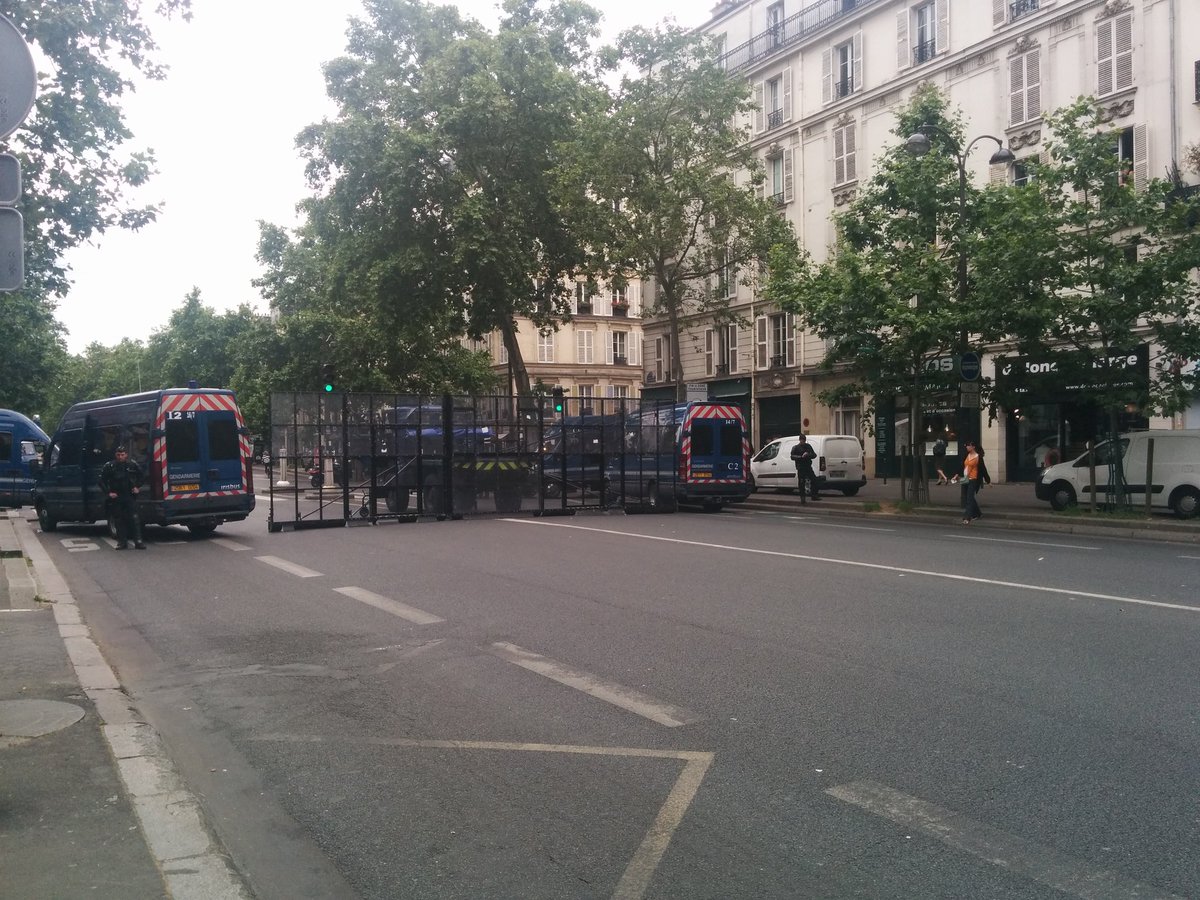 Ce n'est pas que le mouvement s'essouffle, c'est que l'État policier l'asphyxie  #manif28juin