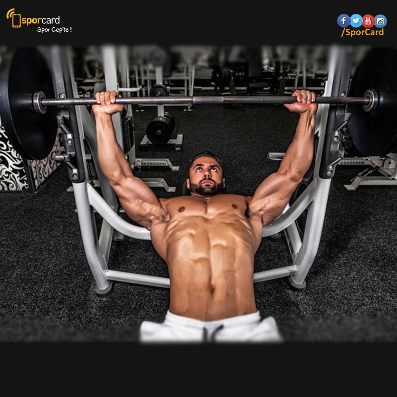SporCard's tweet photo. Deadlift, squat, dips ve bench press, üst bölümündeki kas kütlesini en iyi şekilde geliştirecek egzersizlerdendir. https://t.co/9itqBnbHse