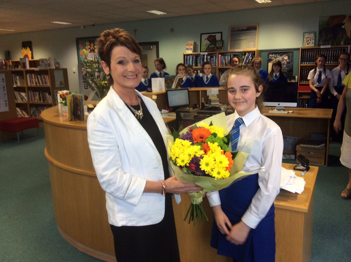AGS_Library's tweet photo. Library Presentation to Mrs B Devlin to mark her retirement from AGS.  We wish her a long and happy retirement. https://t.co/HaSq1QxwV9