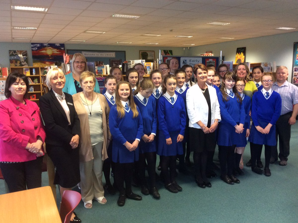 AGS_Library's tweet photo. Library Presentation to Mrs B Devlin to mark her retirement from AGS.  We wish her a long and happy retirement. https://t.co/HaSq1QxwV9