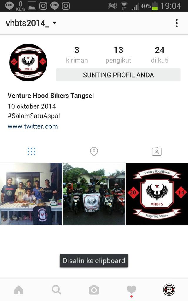Follow akun instagram kita broo
#Salamsatuaspal #Bikers #komunitasmotor #brotherhood #VHBTS #Touring #Motor