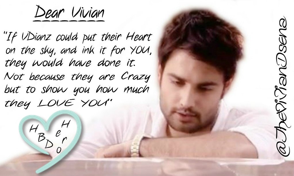 TheVivianDsena's tweet photo. On his bday I want to share a msg with @VivianDsena01 on behalf of all VDianz. 
RT if ya'll agree..
#HBDVivianDsena https://t.co/1qfag3r2qx
