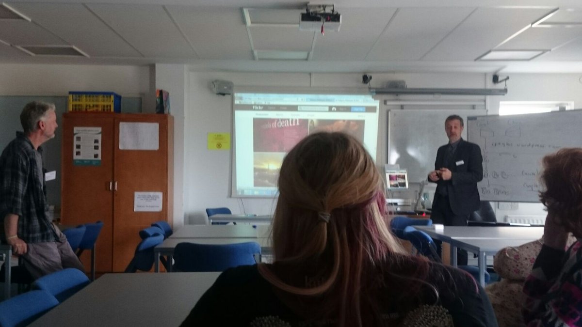 uniofglos's tweet photo. Do we have free will? An interesting discussion from @RPEatGlos at our open day #jointeamglos https://t.co/51gajEQbAA