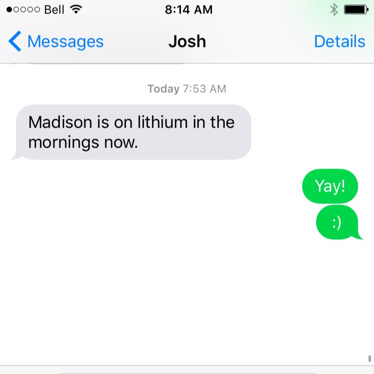 When bae knows what will make you happy. @RadioMadison @sxmLithium #itstuuuuesdayitstuuuuesday