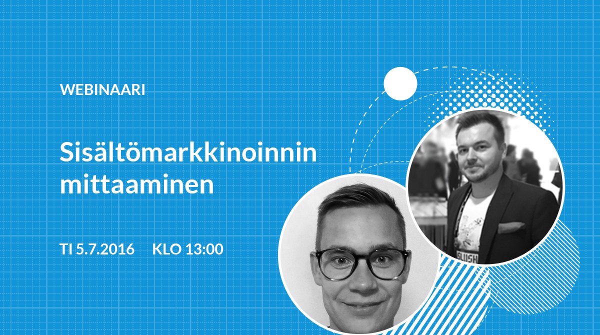 ValveDigitys's tweet image. Sisältömarkkinoinnin mittaaminen -webinaari 5.7. - ilmoittaudu mukaan: bit.ly/298qaiv #sisältömarkkinointi