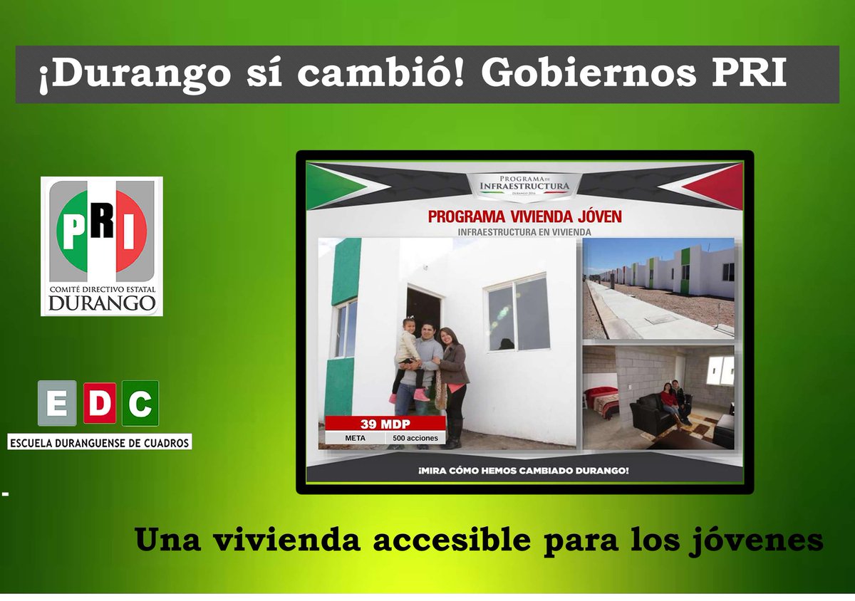 EDC_Dgo's tweet photo. DURANGO SÍ CAMBIÓ GOBIERNOS PRI @CDE_PRI_Durango @MakySolisN @AnavelFernandez @RPachecoDgo @pri_mpal @alfonso13_rd https://t.co/o1XuMUVJg6