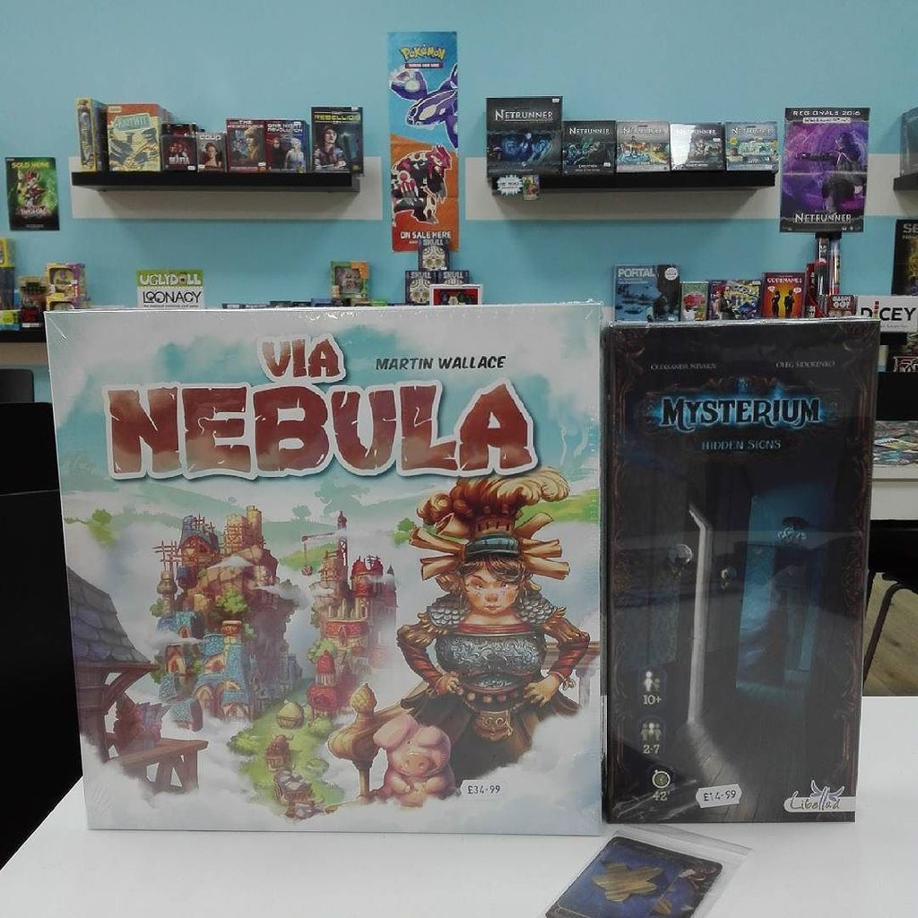 SettlersShop's tweet image. New board games!

#vianebula #mysterium #hiddensigns #mysteriumexpansion #settlershamilton… ift.tt/297uCfB