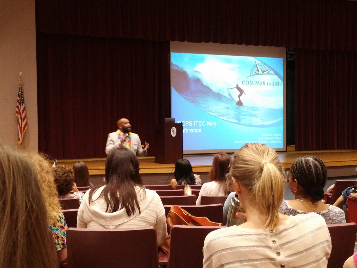 At the ITEC Mini Conference to enhance innovation in the NCES library program!  #wearevbschools  <a href="/NewCastleES_VB/">New Castle ES</a>